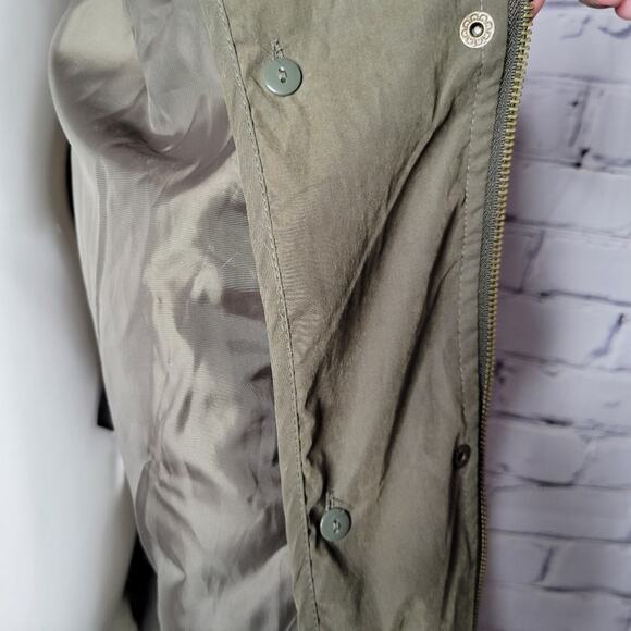 Miss Selfridge LUXE Parka with Faux Fur Hood Trim, size 2 - Picture 7 of 9